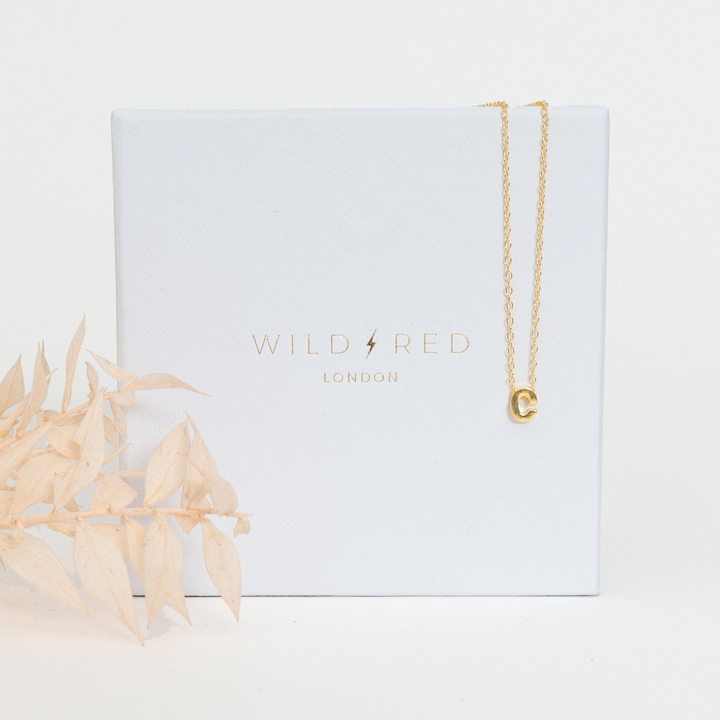 Initial Pendant Necklace - C