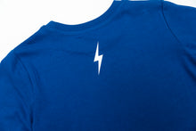 Wild Boys/Girls Club T-shirt  –  Azure Blue & White WAS £18