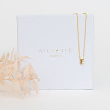Initial Pendant Necklace - E