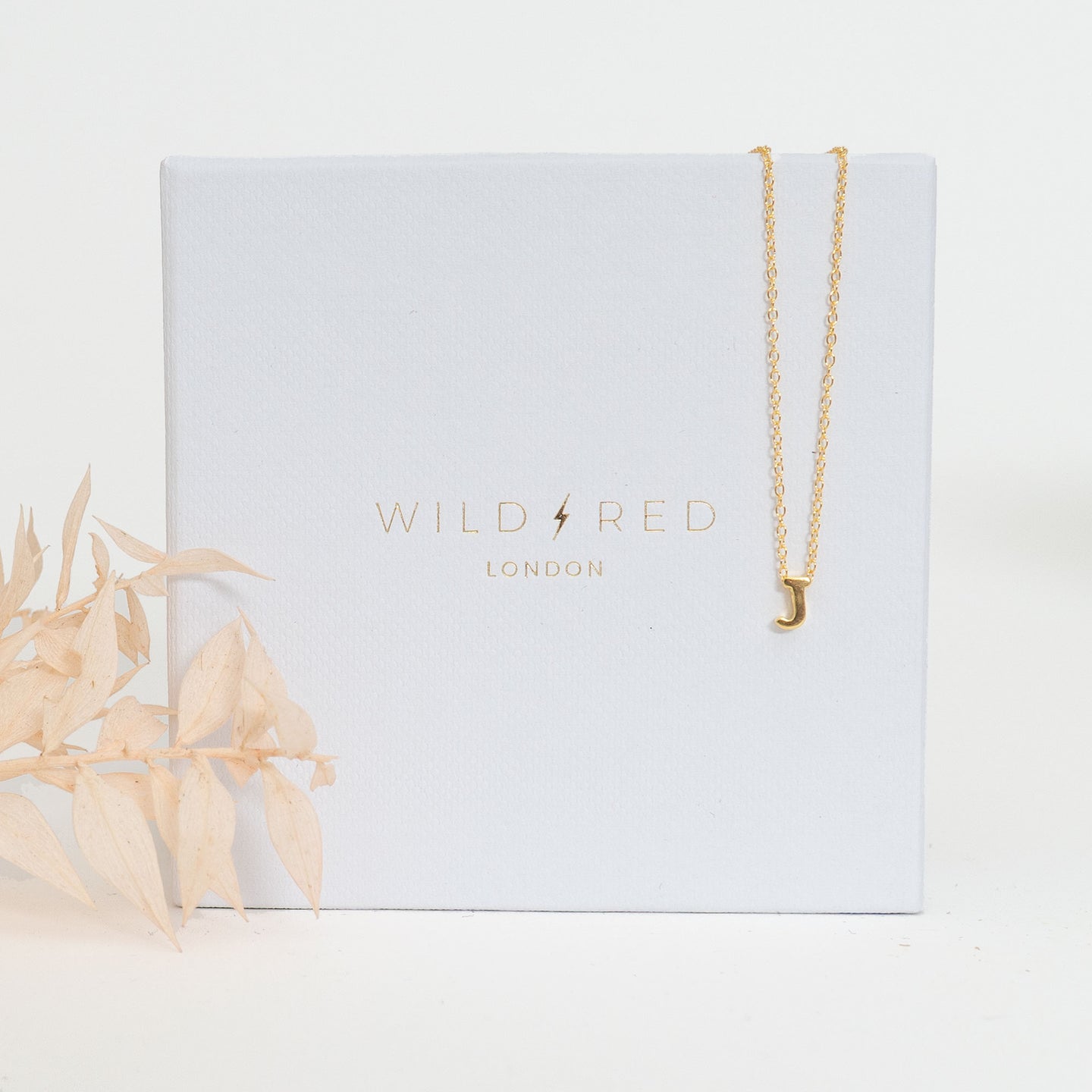 Initial Pendant Necklace - J