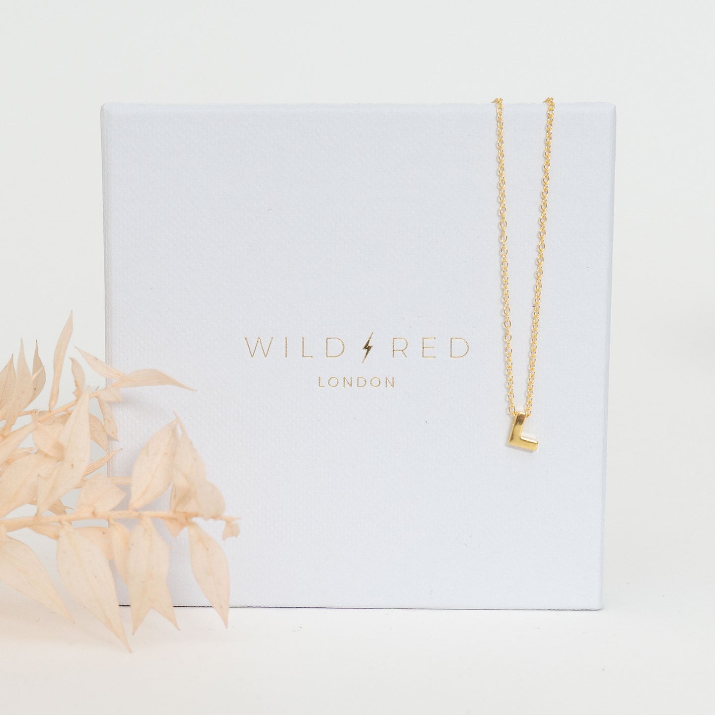 Initial Pendant Necklace - L