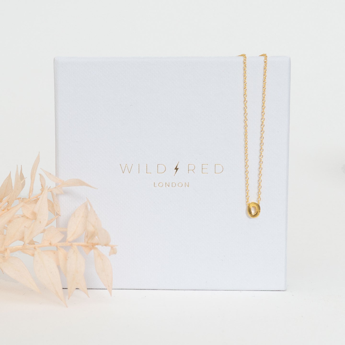 Initial Pendant Necklace - O