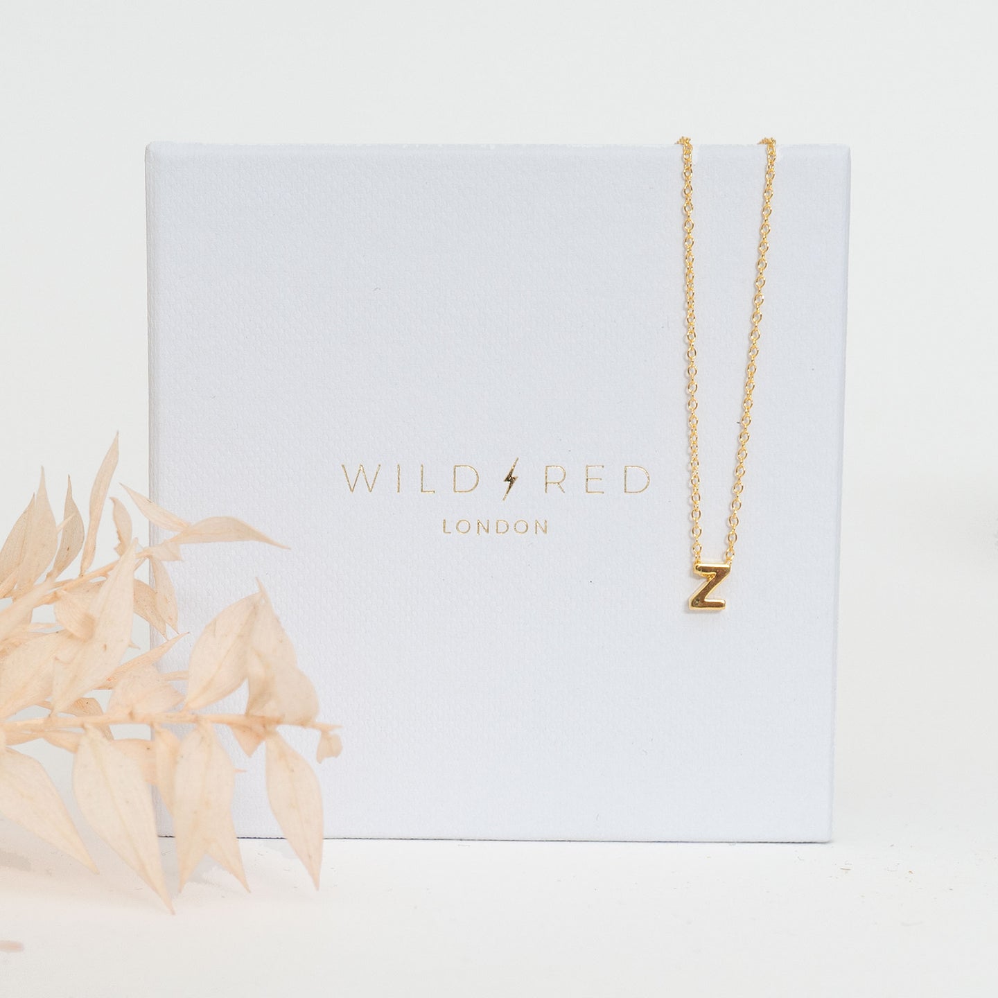 Initial Pendant Necklace - Z