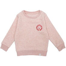 For The Bold, The Brave And The Awesome Badge Sweatshirt  –  Pink Marl WAS £32