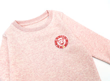 For The Bold, The Brave And The Awesome Badge Sweatshirt  –  Pink Marl WAS £32