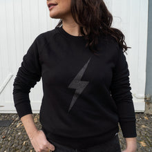 Glitter Bolt Sweatshirt – Black WAS £49.00