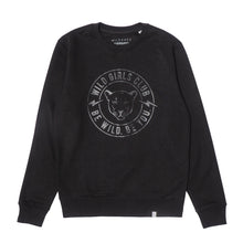 Wild Girls Club Sweatshirt – Black & Black WAS £49