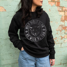 Wild Girls Club Sweatshirt – Black & Black WAS £49