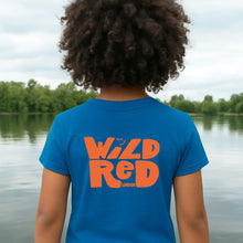 Bubble - Royal Blue & Neon Orange T-shirt