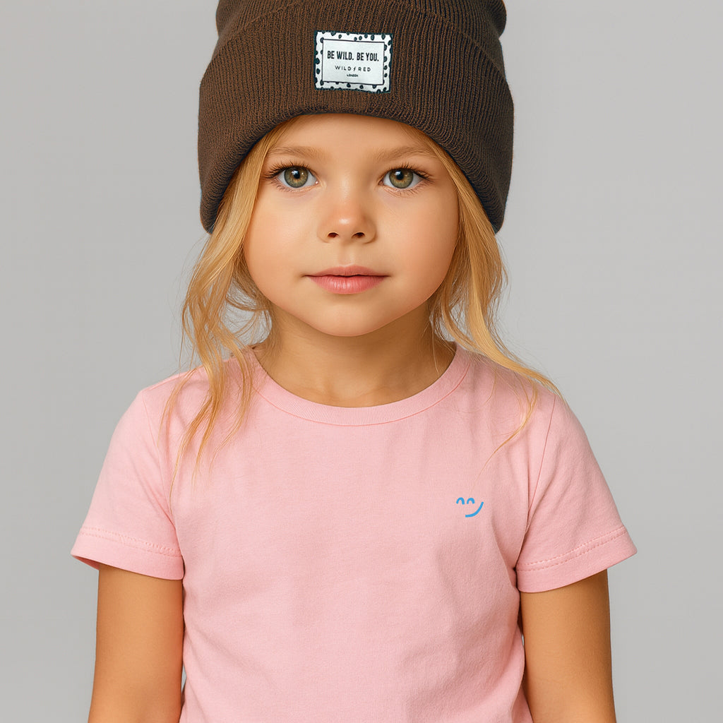 Unisex Kids & Adults Be Wild Be You Beanie Hat - Brown