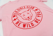 Wild Boys/Girls Club T-shirt  –  Pink & Red
