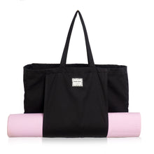 The Best Ever BE WILD BE YOU Yoga Pilates Organic Mat Bag / Tote Bag - Black