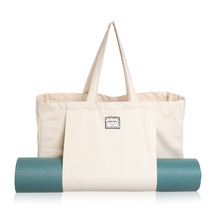 The Best Ever BE WILD BE YOU Yoga Pilates Organic Mat Bag / Tote Bag - Natural