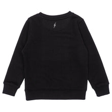 Wild Initial Sweatshirt 9-14 Years  –  Black