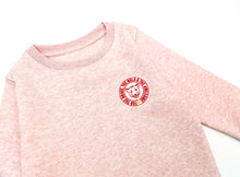 For The Bold, The Brave And The Awesome Badge Sweatshirt  –  Pink Marl