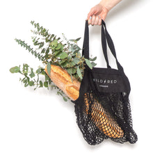 SOLD OUT Organic Cotton Mesh Grocery Bag - Black
