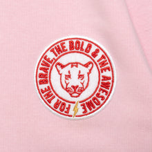 For The Bold, The Brave And The Awesome Hoodie  –  Pink