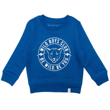 Wild Boys/Girls Club Sweatshirt  –  Blue & White