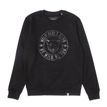 Wild Girls Club Sweatshirt – Black & Black