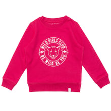 Wild Boys/Girls Club Sweatshirt  –  Raspberry & White